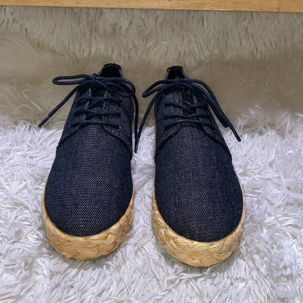 Calvin Klein Denim Platform Shoes - Picture 2 of 9
